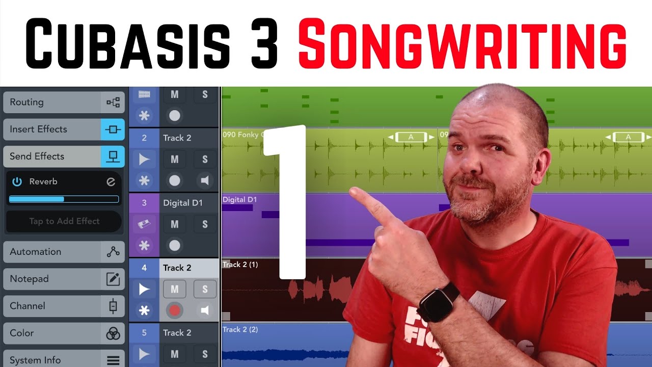Writing a SONG in Cubasis 3 iOS (iPad) | Part 1