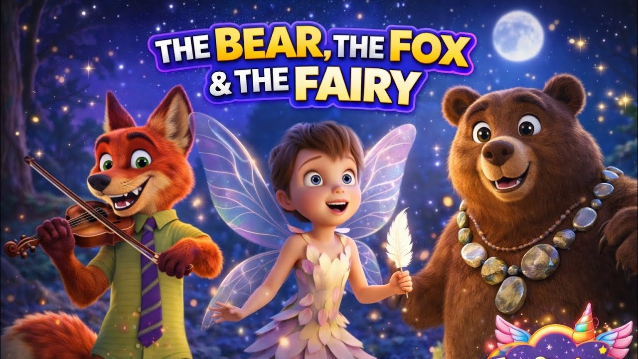 The Bear, the Fox & the Fairy – A Magical Bedtime Story for Kids