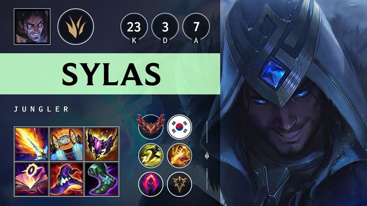 Sylas Jungle vs Lee Sin - KR Grandmaster Patch 25.16