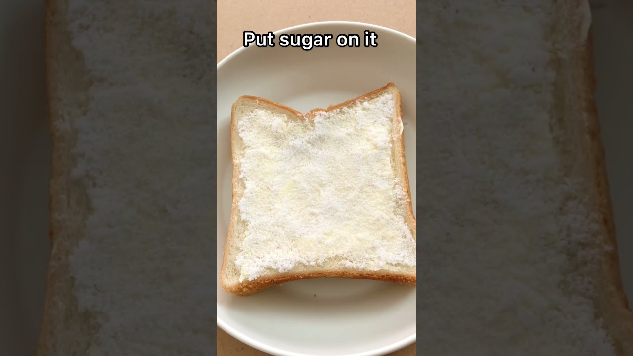 Sugar bread    Daily meals of Japanese who do not have much money シュガートースト