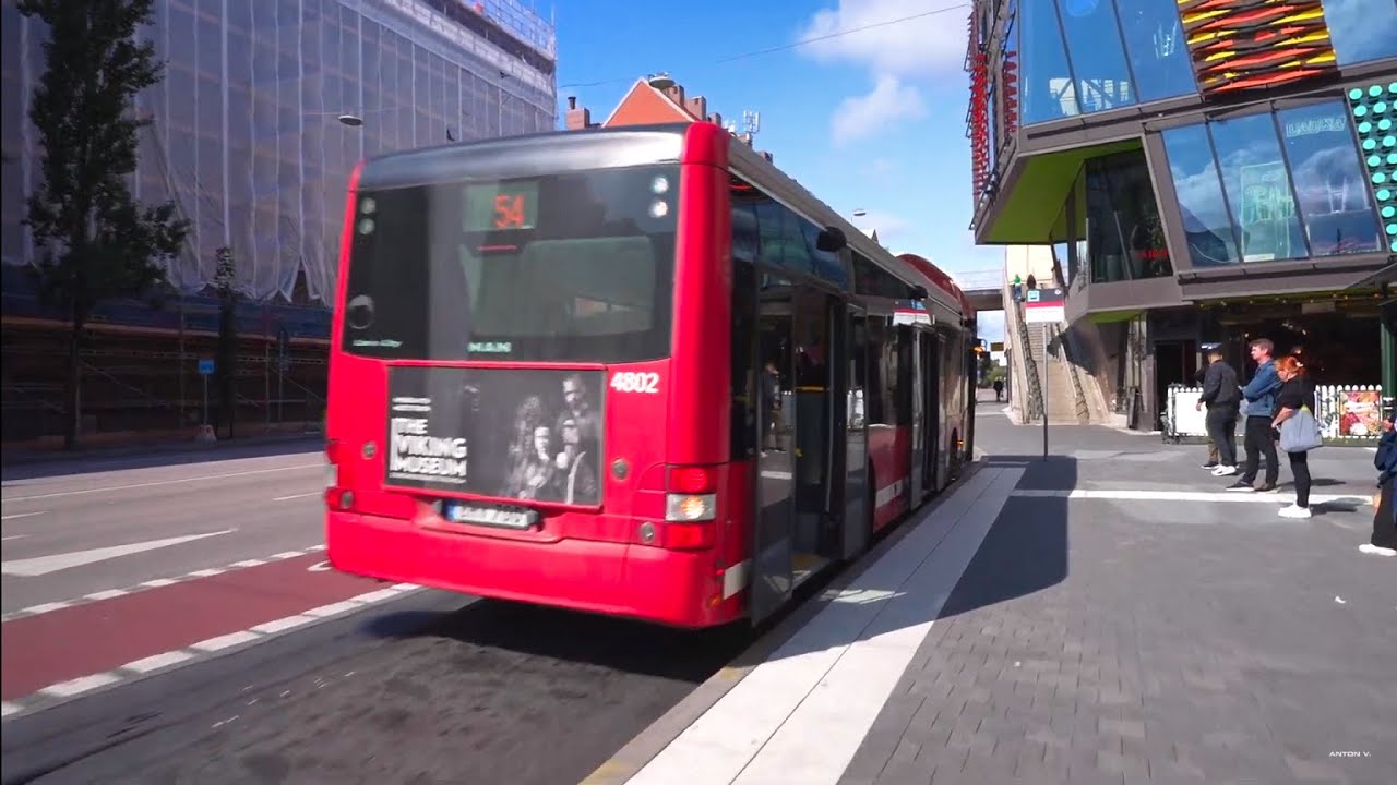 Sweden, Stockholm, bus 54 ride from Hornstull to Fridhemsplan