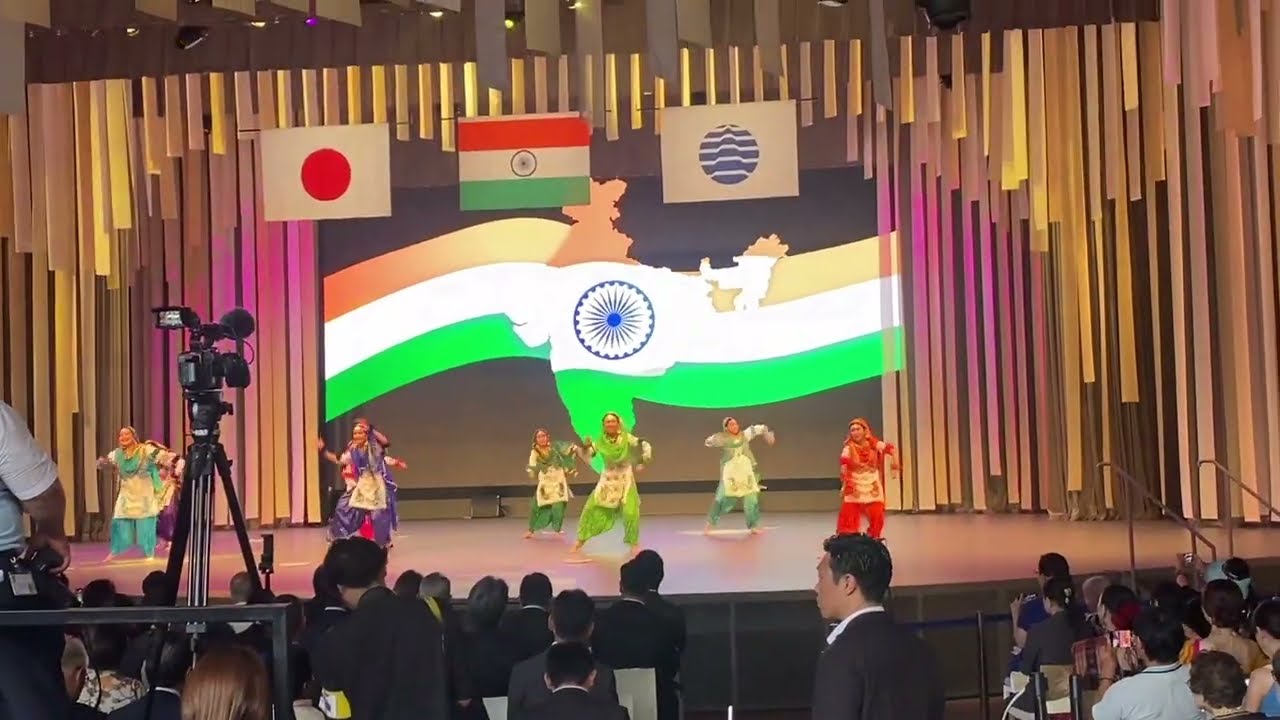 万博　EXPO　インド🇮🇳ナショナルデー式典【PJ FLOW Bhangra JAPAN】