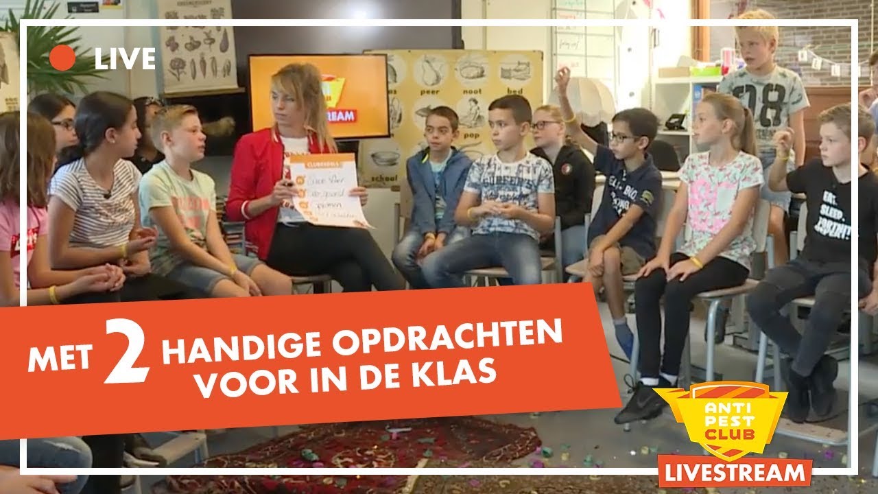 "IK WORD HEEL BLIJ VAN ALLE COMPLIMENTEN UIT DE KLAS!" - LIVESTREAM ANTI PEST CLUB