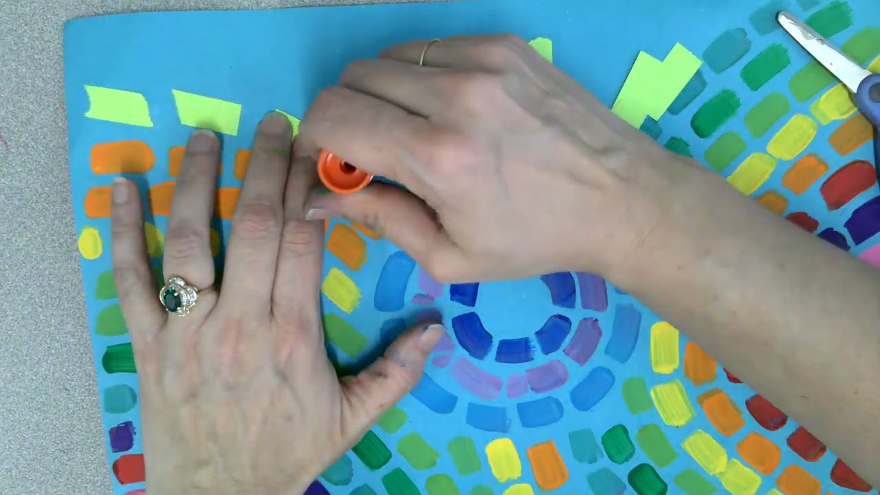 Alma Thomas Circle Painting - Part 2