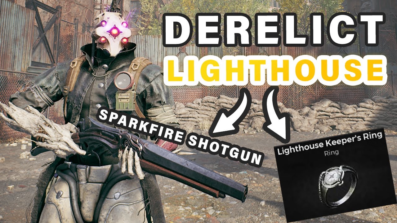 How to get Derelict Lighthouse SPARKFIRE Shotgun AND Lighthouse Keeper's RING ► Remnant 2