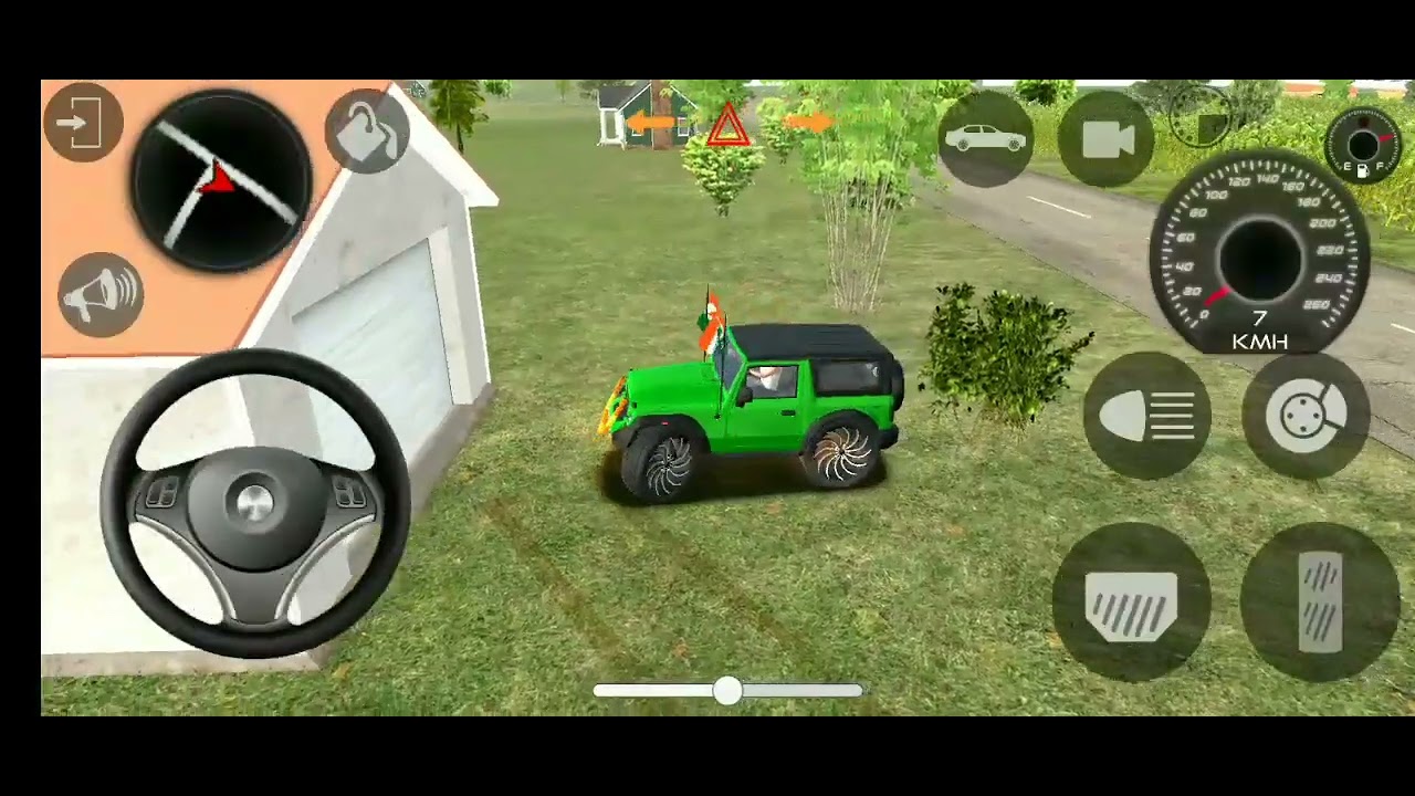 🔥 Modified Mahindra Thar 😈 – Indian Black Thar Cartoon Game | Android Gameplay 2025 – Part