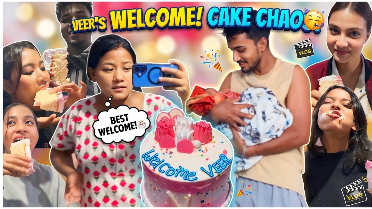 Welcome cake cutting vlog | Behind The Scenes | RkR Album New Vlog | Rakhi videos