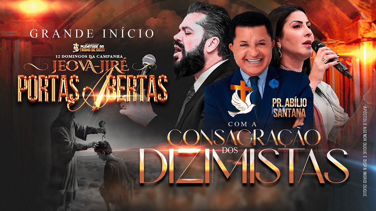 DOMINGO - JEOV&Aacute; JIR&Eacute; - PORTAS ABERTAS - 11/01/26 - AP&Oacute;STOLO AGENOR DUQUE - IAPTD AO VIVO