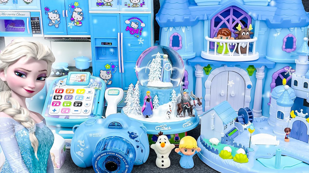 Kitchen Playset Disney FROZEN Elsa Toys Collection | ELSA TOYS ASMR Unboxing, TOY PLAYSET ASMR