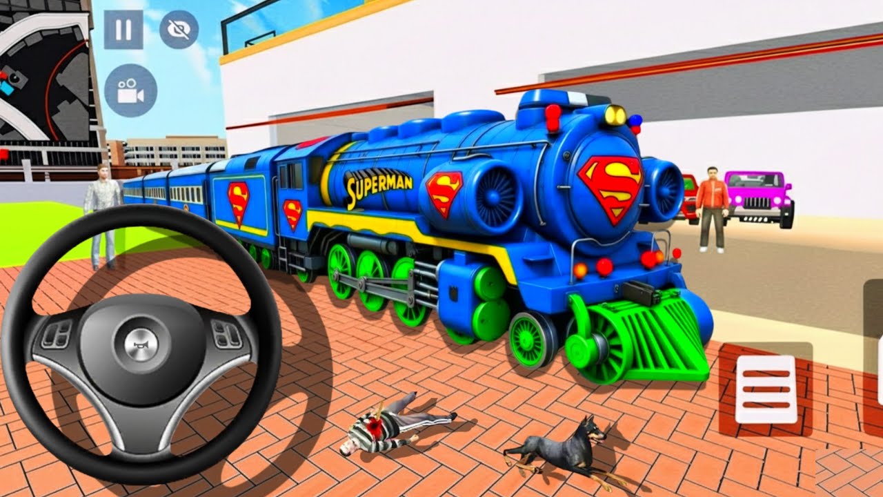 😘Indian Thift Auto Simulator🤩Indian Showroom Purchase🥰Modified Lexry super man train And Bike😘Gme