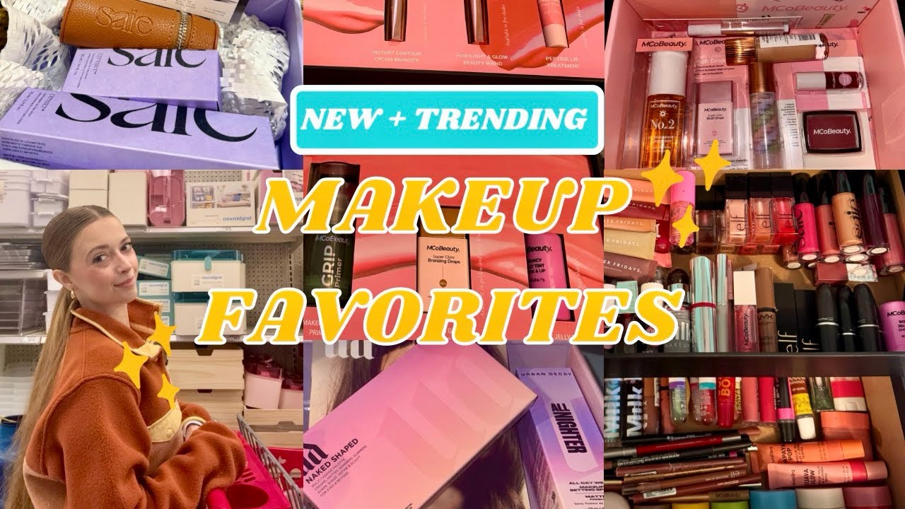 GOING THROUGH my MAKEUP VANITY! New, Favorite, + Everyday Makeup 💞