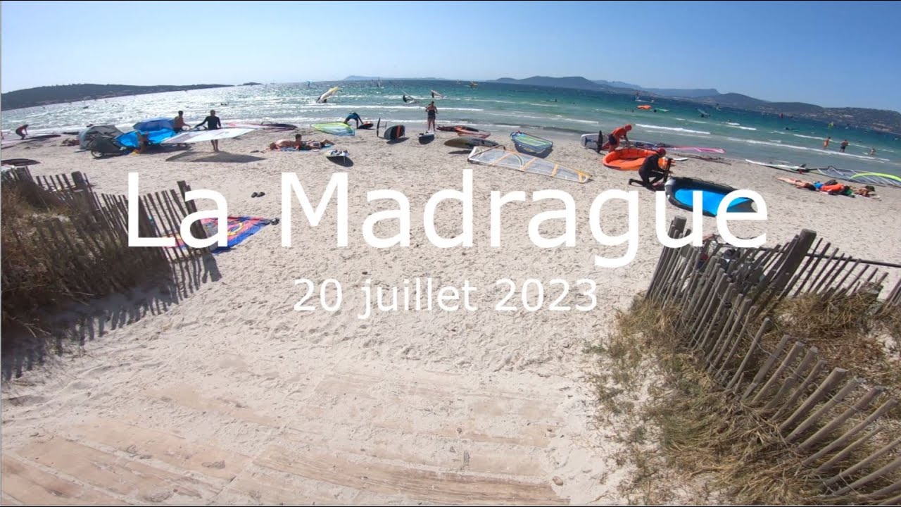 Funboard à la Madrague - Almanarre (Hyères, presqu'île de Giens) Exocet Cross 94 / Neilpryde saber
