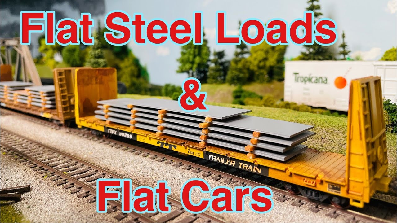 Making Flat Steel Loads for Flat Cars