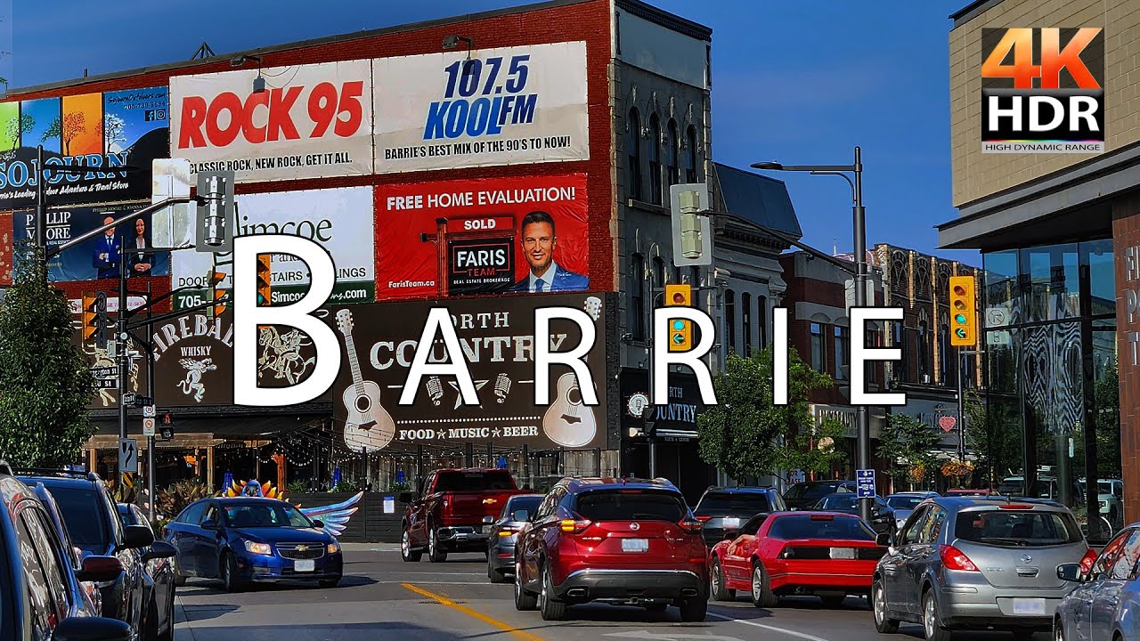 ✨Barrie Ontario: A Scenic Walking Tour Of Downtown And Waterfront In 4K HDR