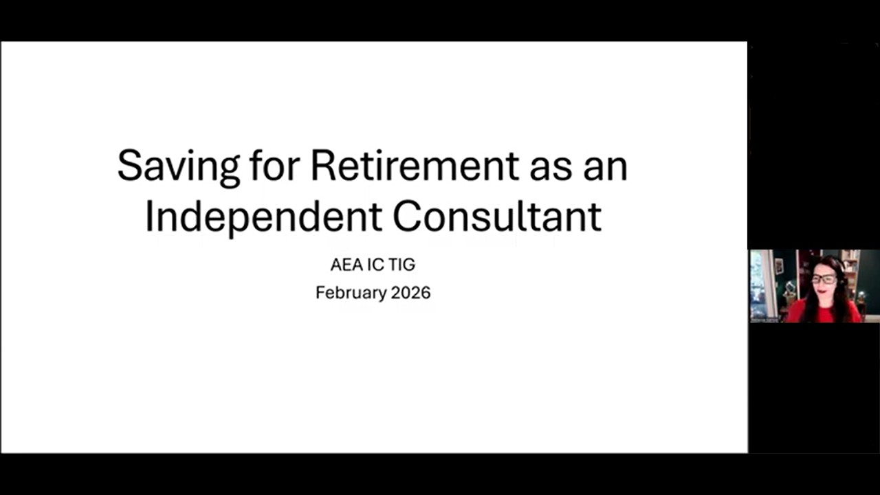 IC Topic Chat: Saving for Retirement as an Independent Consultant with Rebecca Garrow