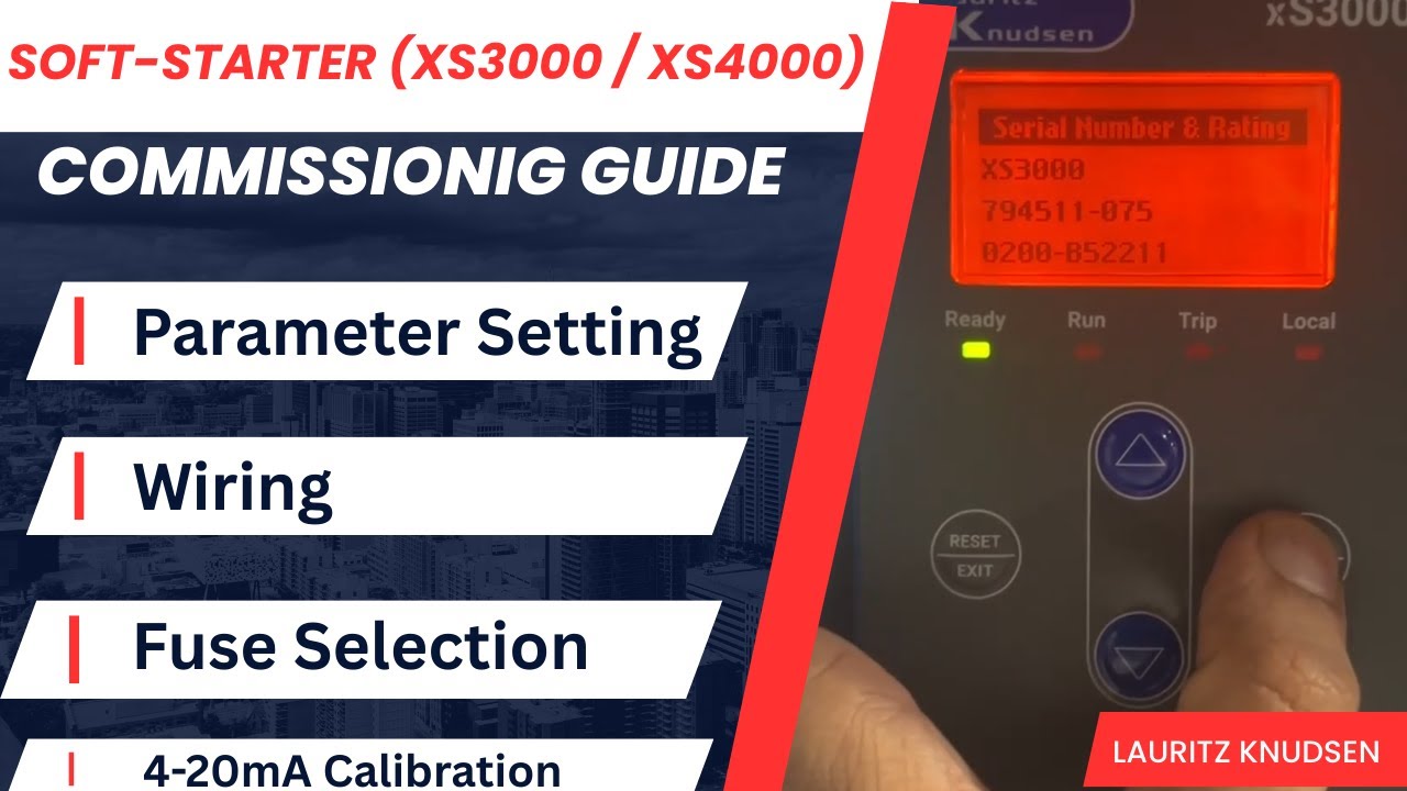 LK Soft Starter XS3000 XS4000 Parameter and Wiring EXPLAINED Like a Pro!