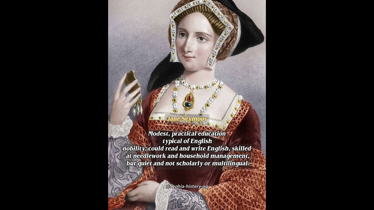 Most well educated Wife to least educated wife of Henry ❤️ #plsdontflop #history #viral #tudor #edit
