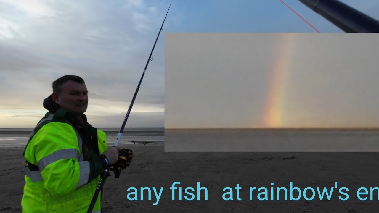 Uk sea fishing from marine beach Fleetwood with the Hog Farther