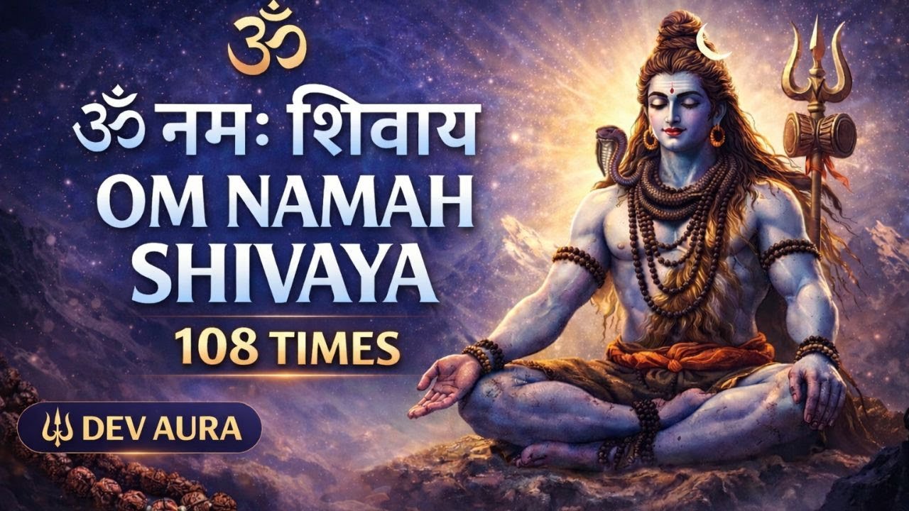 ॐ नमः शिवाय | Om Namah Shivaya Mantra | Mahadev Mantra for Shanti, Dhyan & Healing
