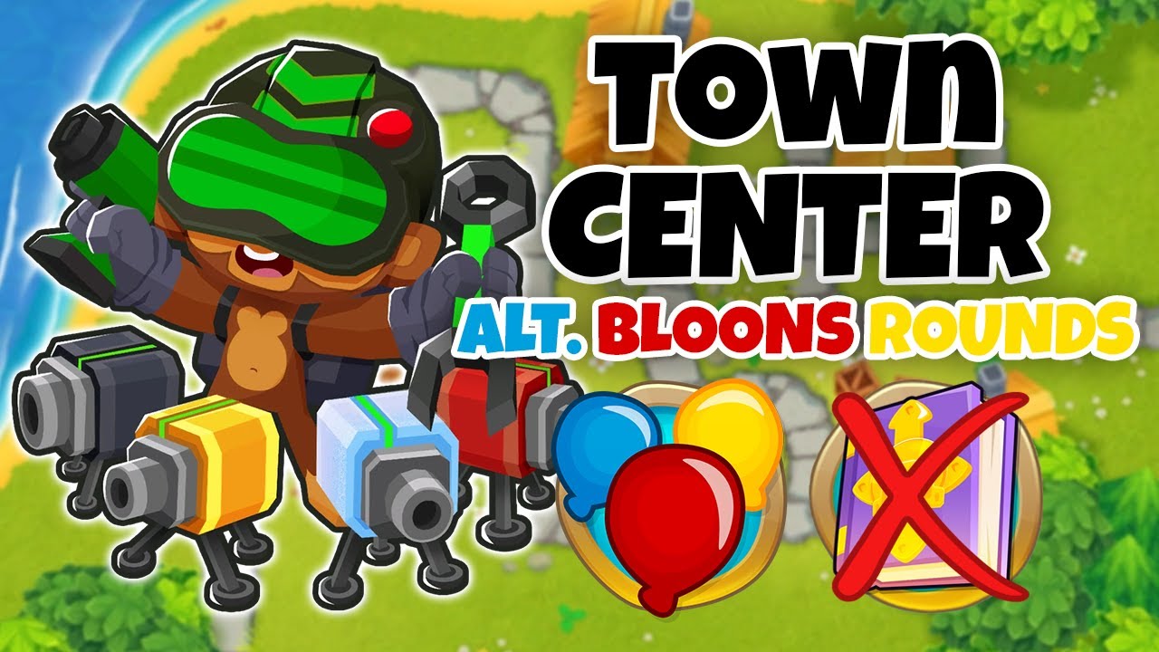 Town Center ALTERNATE BLOONS ROUNDS Guide | No Monkey Knowledge - BTD6