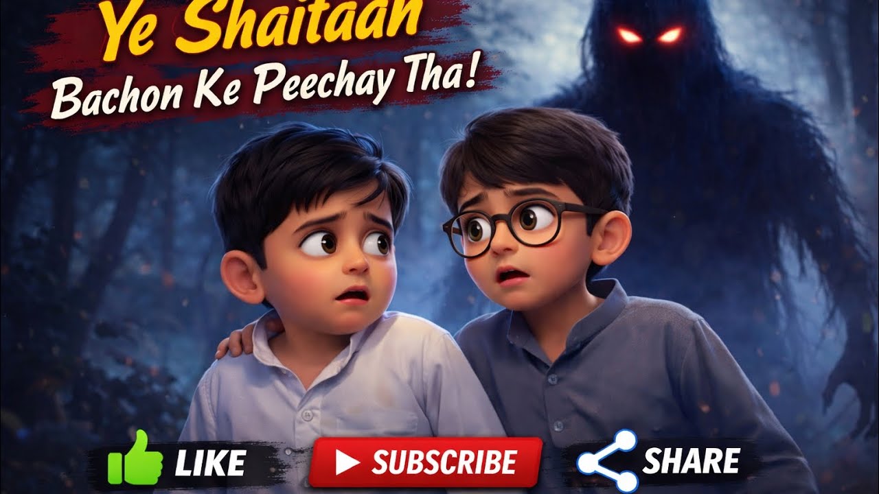 یہ شیطان بچوں کے پیچھے تھا! | شامک اور احمد کی اسلامی کہانی 😱