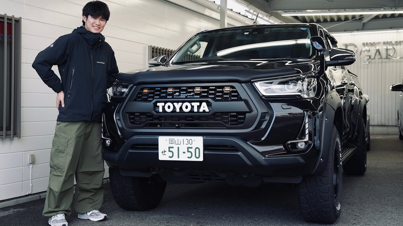 【㊗️HILUX】親友が”男”の車を購入するらしいので勝手について行ってみた|Vlog