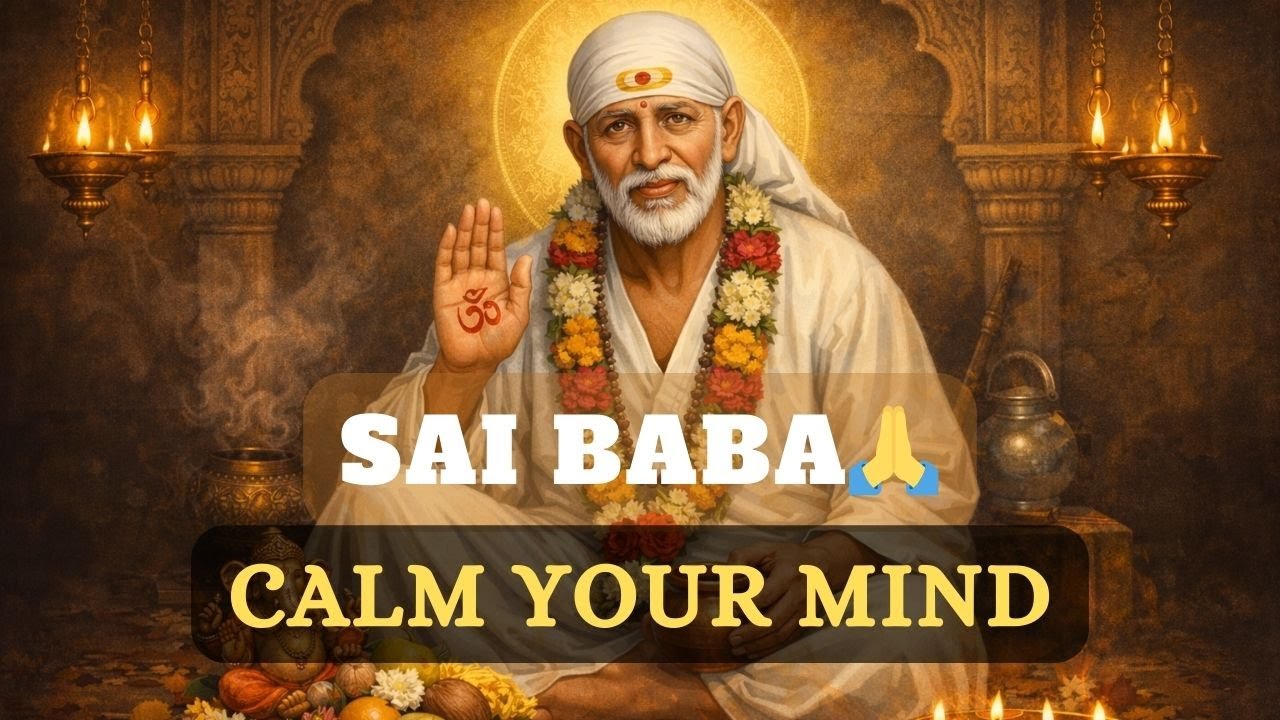 Om Sai Ram 🙏 Calm Mind with Sai Baba Music
