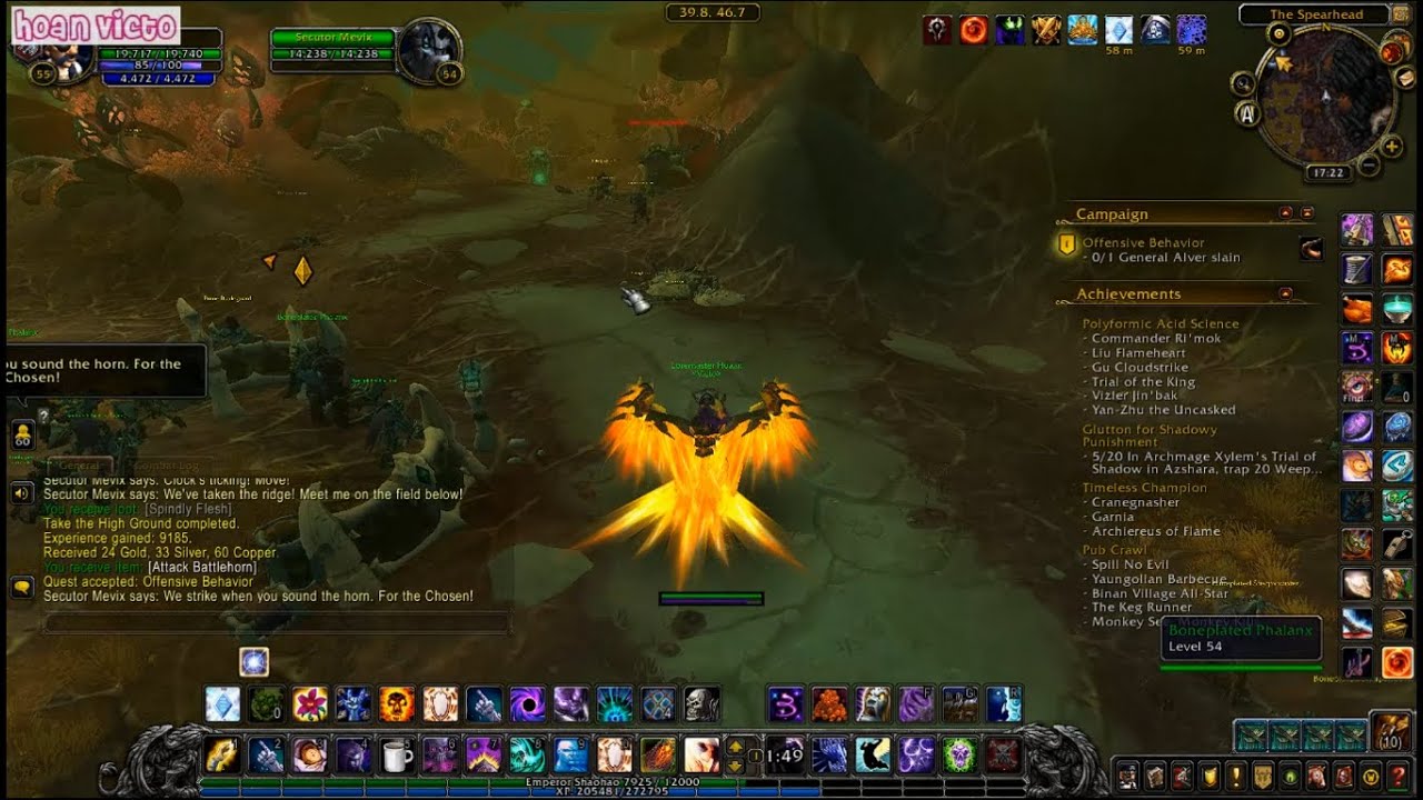 Offensive Behavior - World of Warcraft Quest