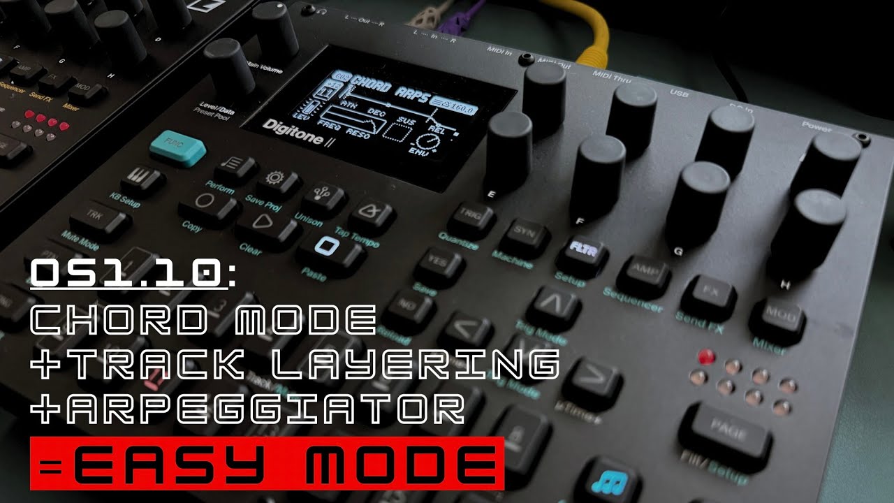 Digitone 2 Layering Track Ideas w/ Chord Mode