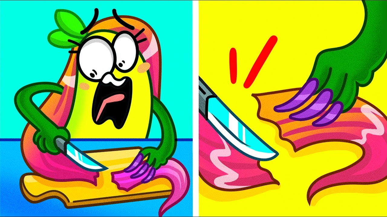 CRAZY Girly Problems with LONG NAILS || Girls VS Boys Struggles || RICH vs BROKE Beauty Gadgets