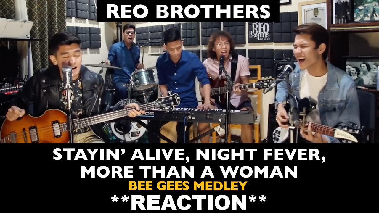 Musicians REACT to REO Brothers: Bee Gees Medley: Stayin' Alive, Night Fever, More Than A Woman 2020
