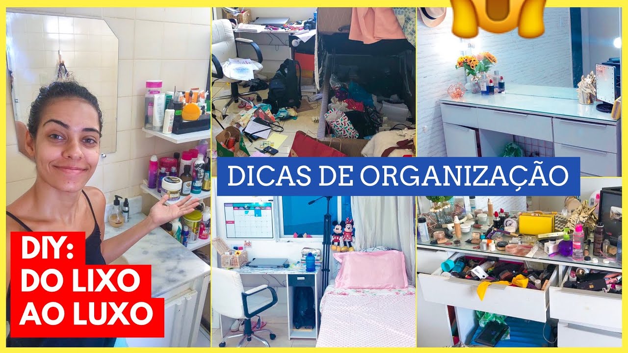 FAXINA NO QUARTO E DICAS DE ORGANIZACAO VIDA REAL @Faladantas