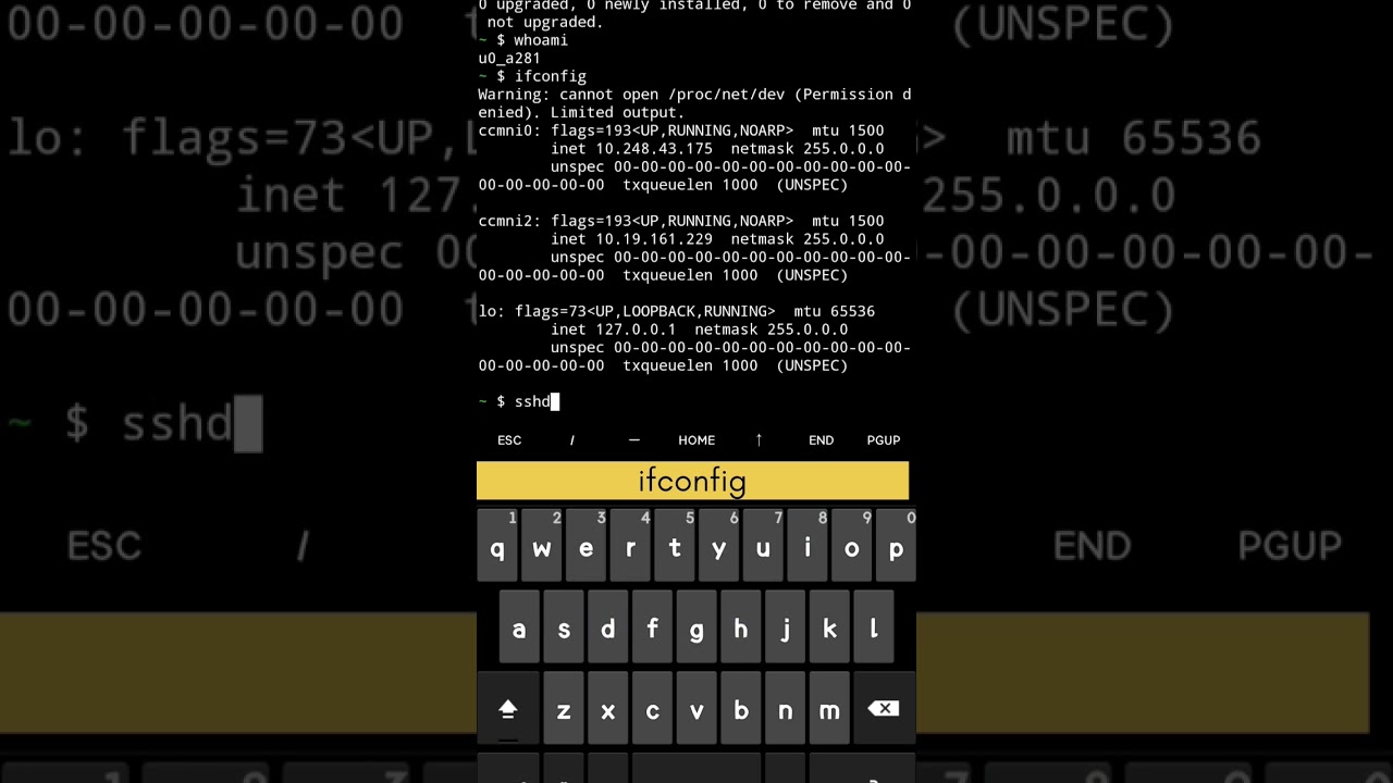 Run SSH Server Using Termux || Using Openssl package #termux #ssh #server