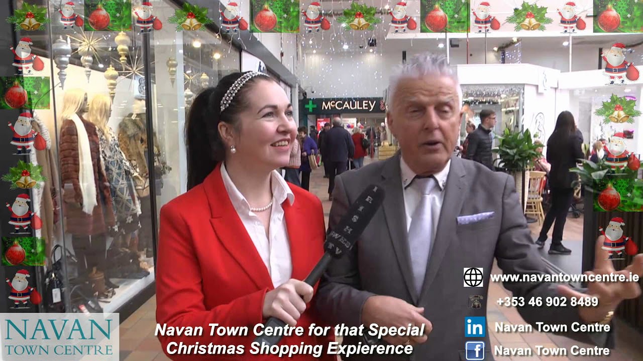 Marian Shanley Irishwebtv com takes a tour of Navan Town Centre with Centre Manager Mr Pat Mullaney