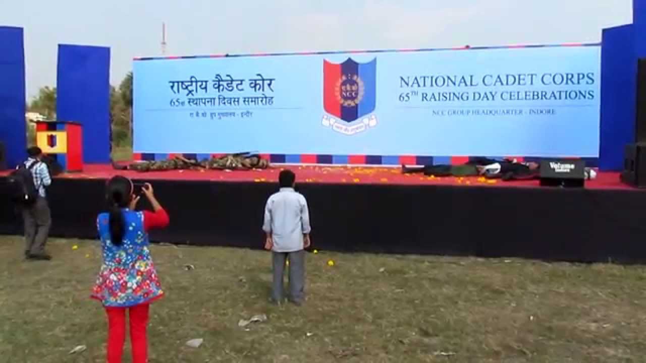 Performance on NCC DAY 2013 by NCC Cadets