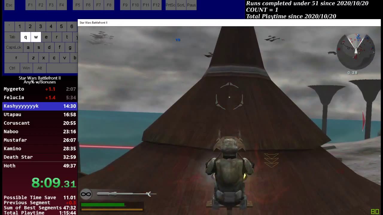 49:32 - Any%w/bonuses PC Version Personal Best
