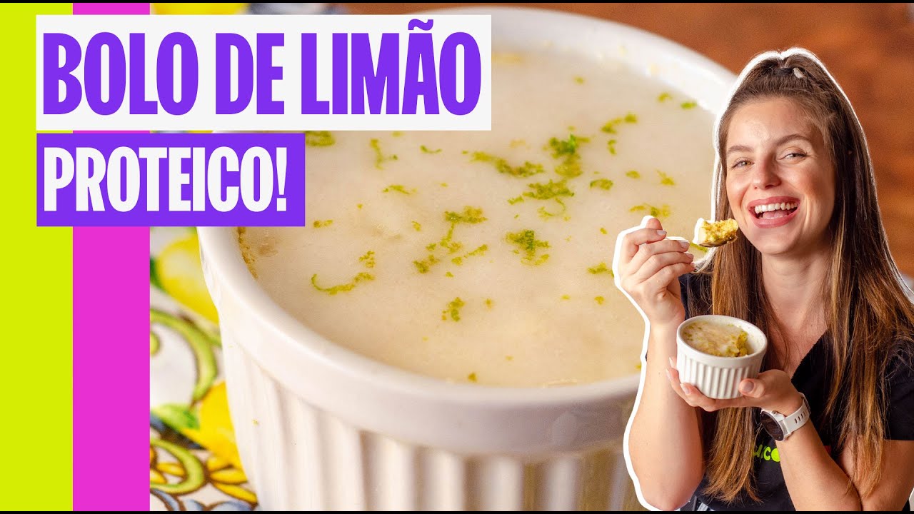 BOLO DE LIMÃO SAUDÁVEL, SIMPLES E FOFINHO DE CANECA