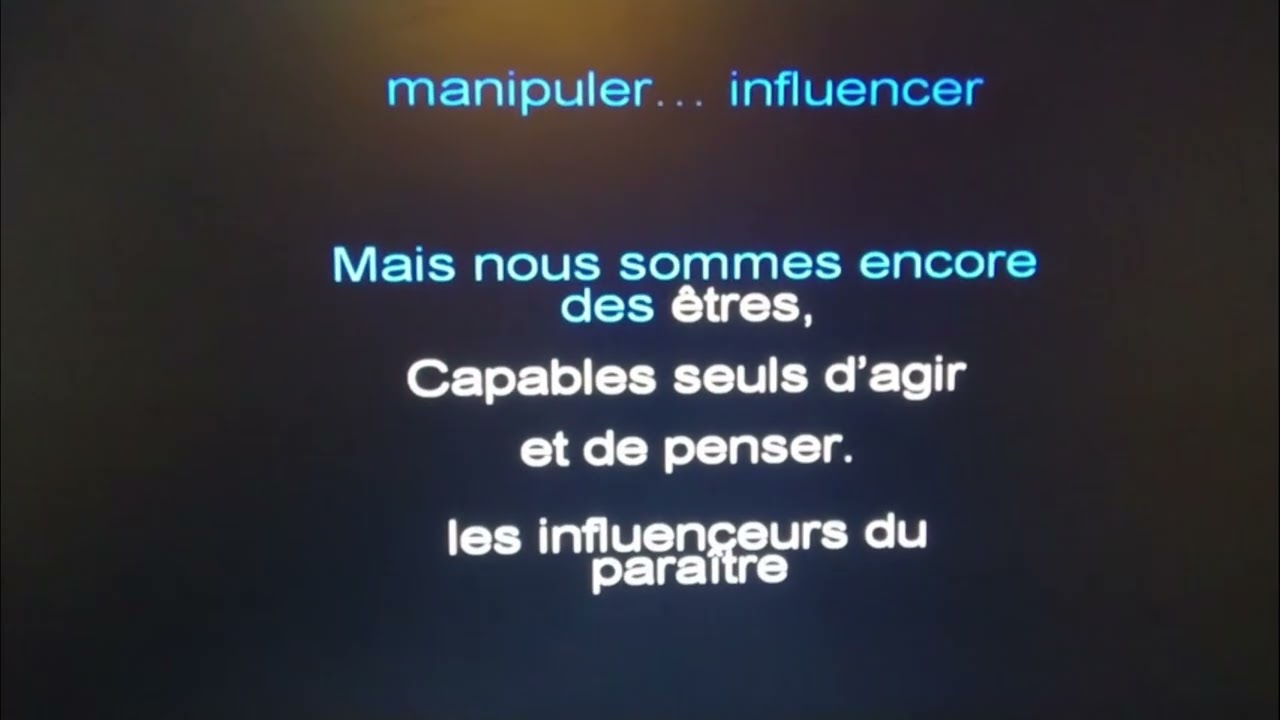 les Influenceurs du Paraitre