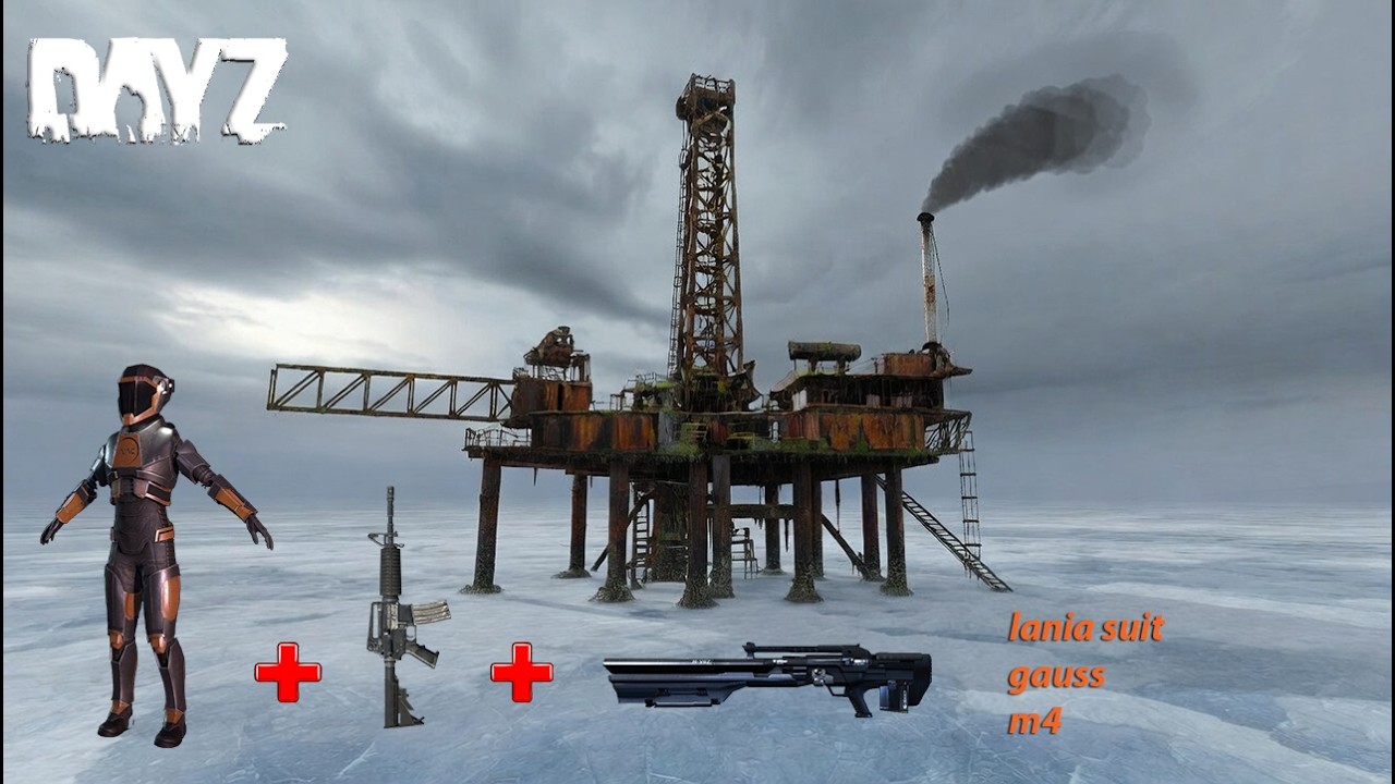 DayZ FREE Namalsk ENDGAME LOOT Guass Rifle, Lantia Suit + M4! #dayz