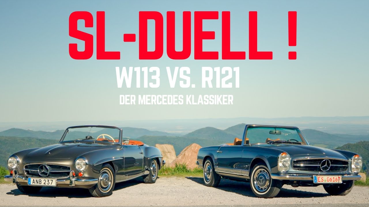 SL-Duell der Klassiker: Mercedes Pagode W113 vs. 190SL R121 Technik, Sound & Fahrgefühl im Vergleich