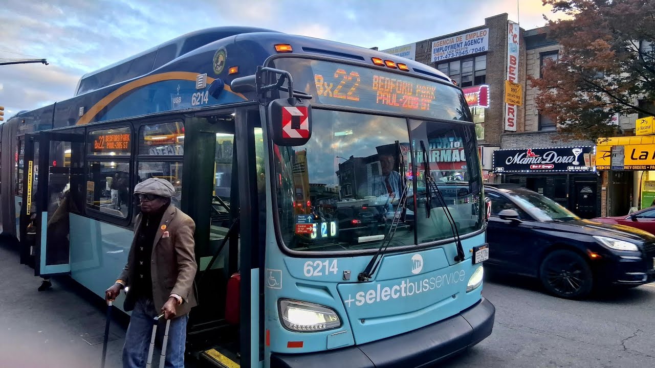 MTA Mabstoa: 2019-2020 New Flyer XD60 #6214 On the Bx22 At East Kingsbridge Road/Morris Avenue 