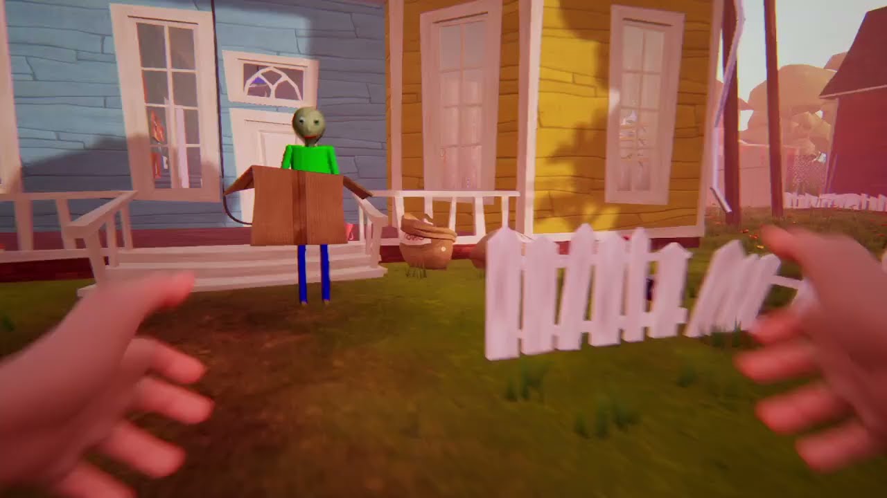 Hello Neighbor Baldi Modunu Bitirdim.