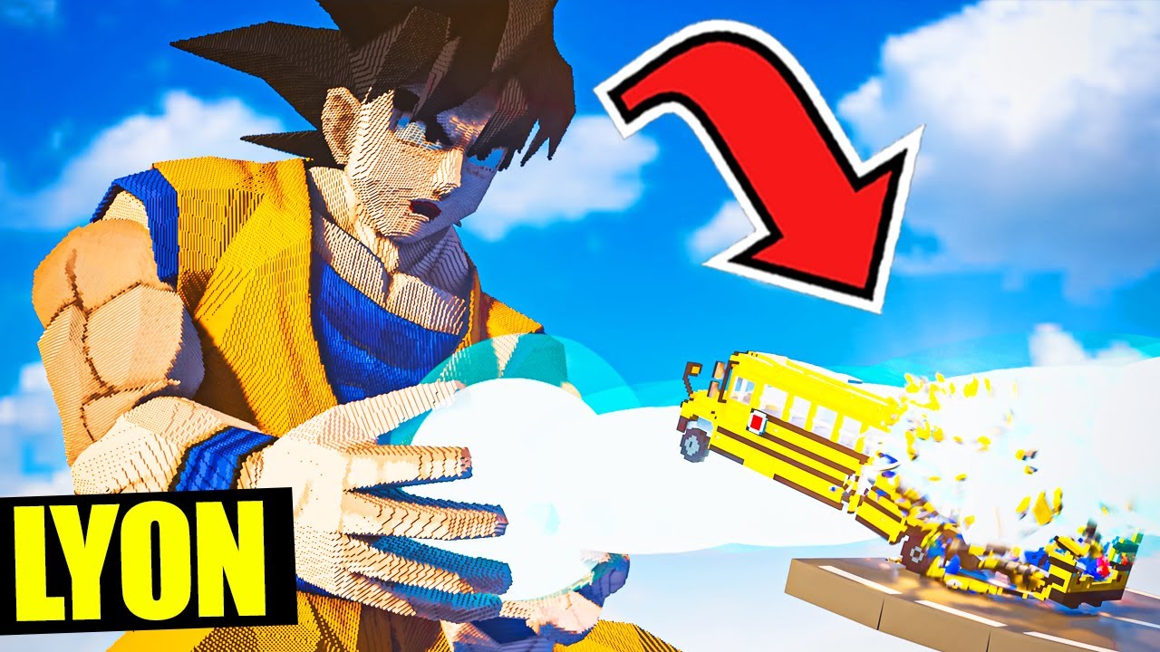 GOKU GIGANTE CONTRO AUTO SU TEARDOWN!!