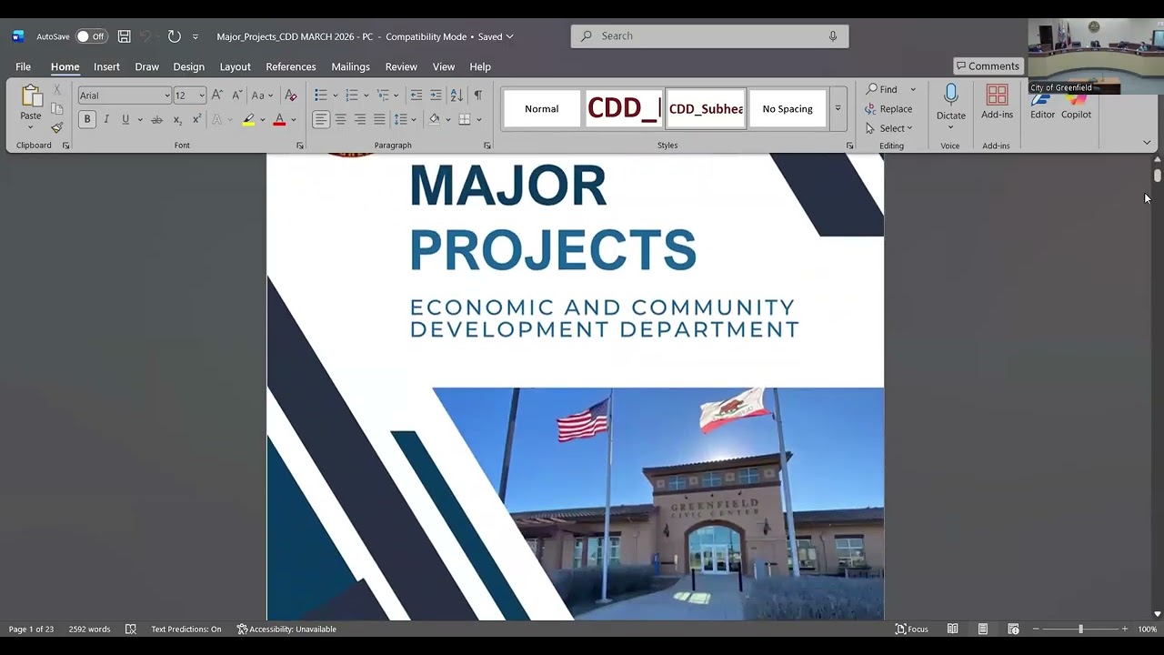 March 3, 2026 - Planning Commission Meeting