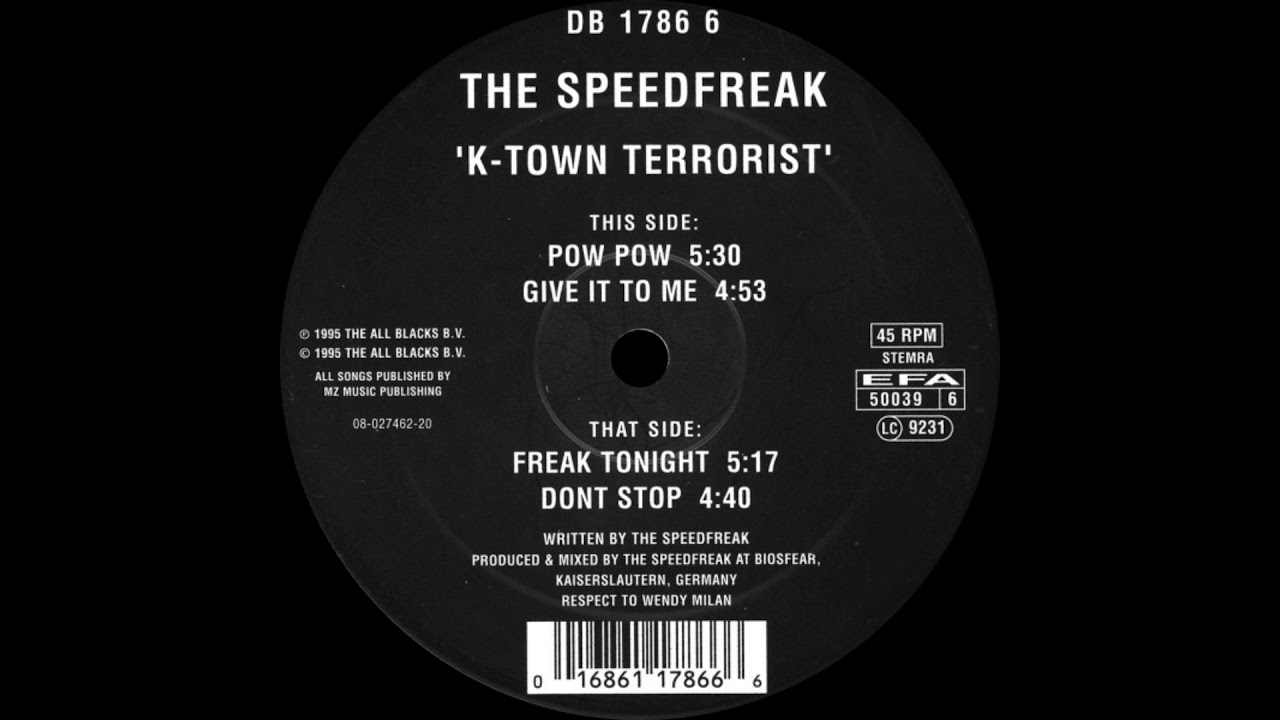 The Speedfreak - Freak Tonight - Mokum MOK39