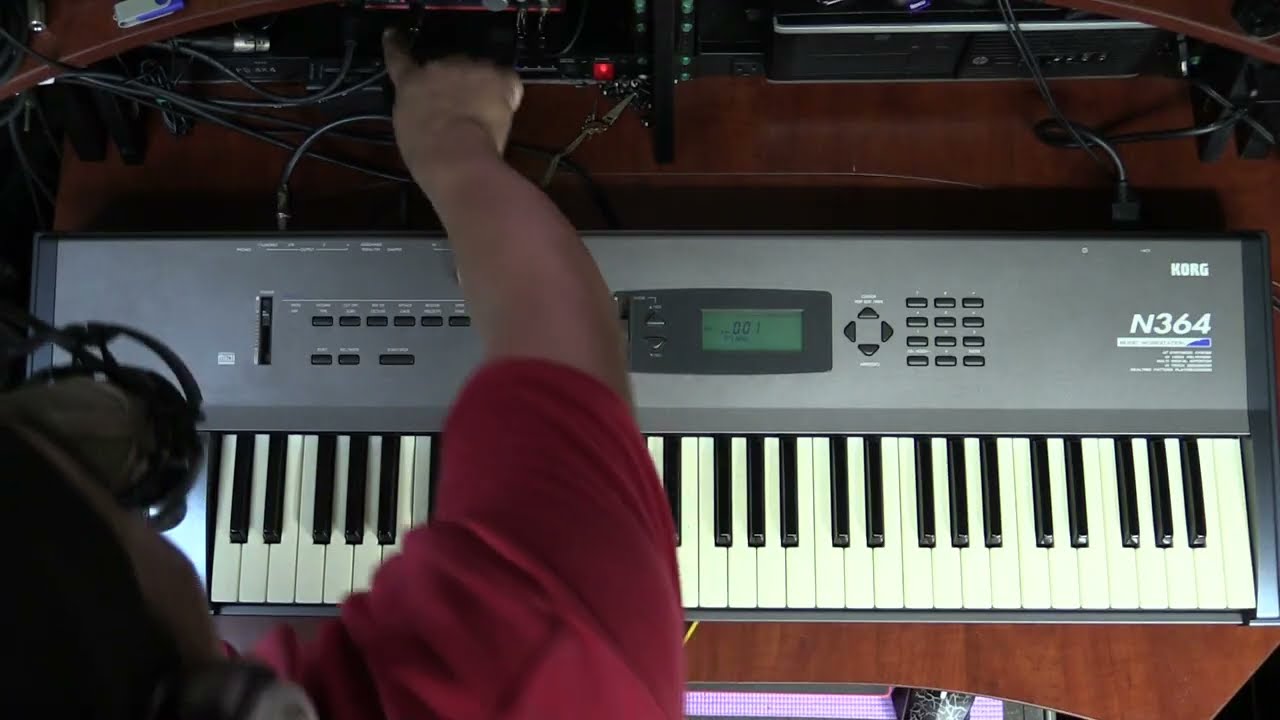 KORG N364  sonidos de fabrica parte 4 final