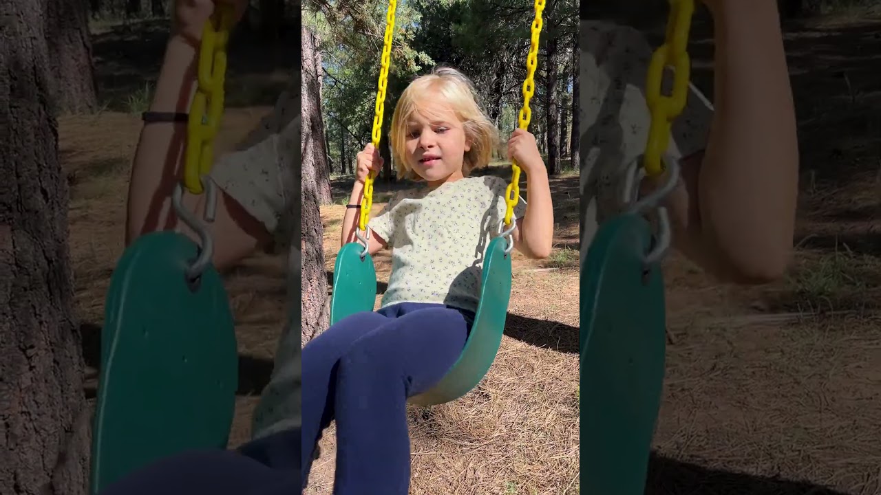 #kidslearning how to swing! #kidsfun