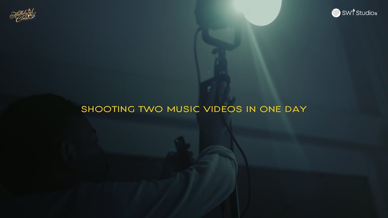 WE SHOT TWO MUSIC VIDEOS IN ONE DAY | AJAY ERIC RAI - HALLELUJAH CHOIR | BEHIND THE SCENES