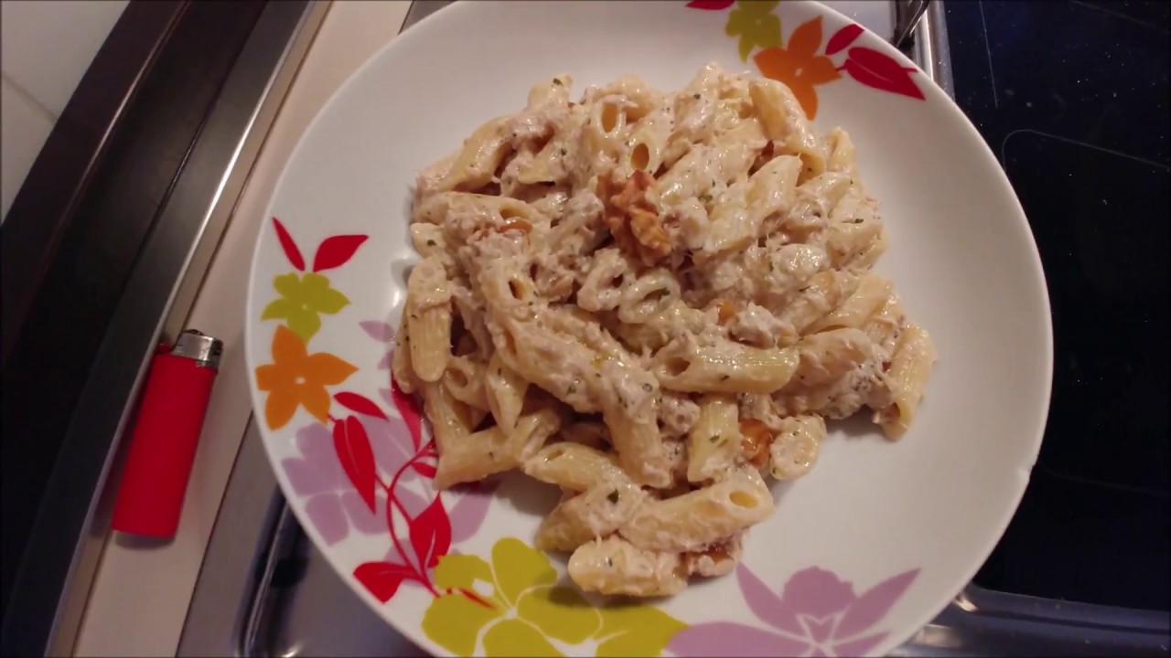 Pasta tonno  mascarpone e noci
