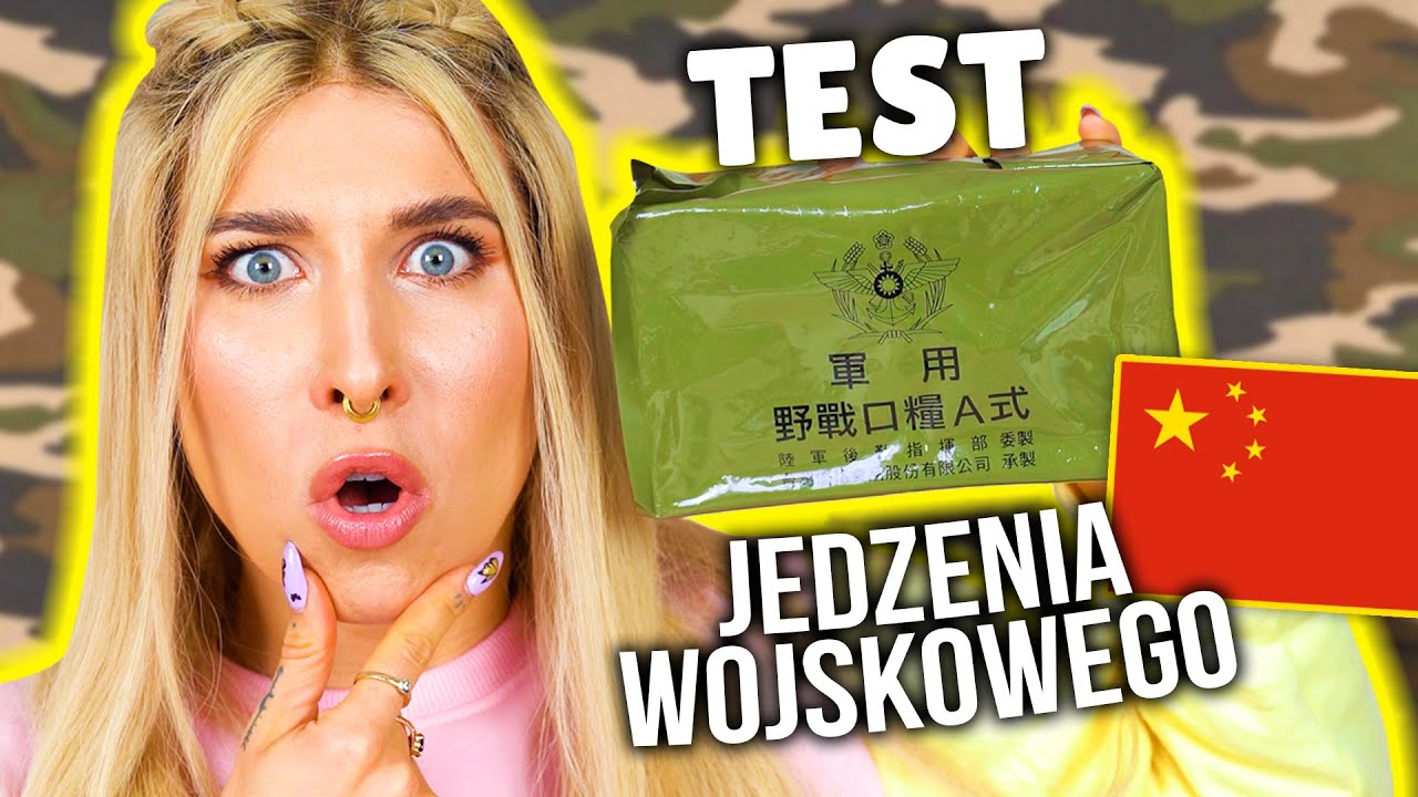 Co jedzą CHIŃSCY ŻOŁNIERZE? 😱 Test racji żywnościowej MRE - Aga Testuje | Agnieszka Grzelak Vlog